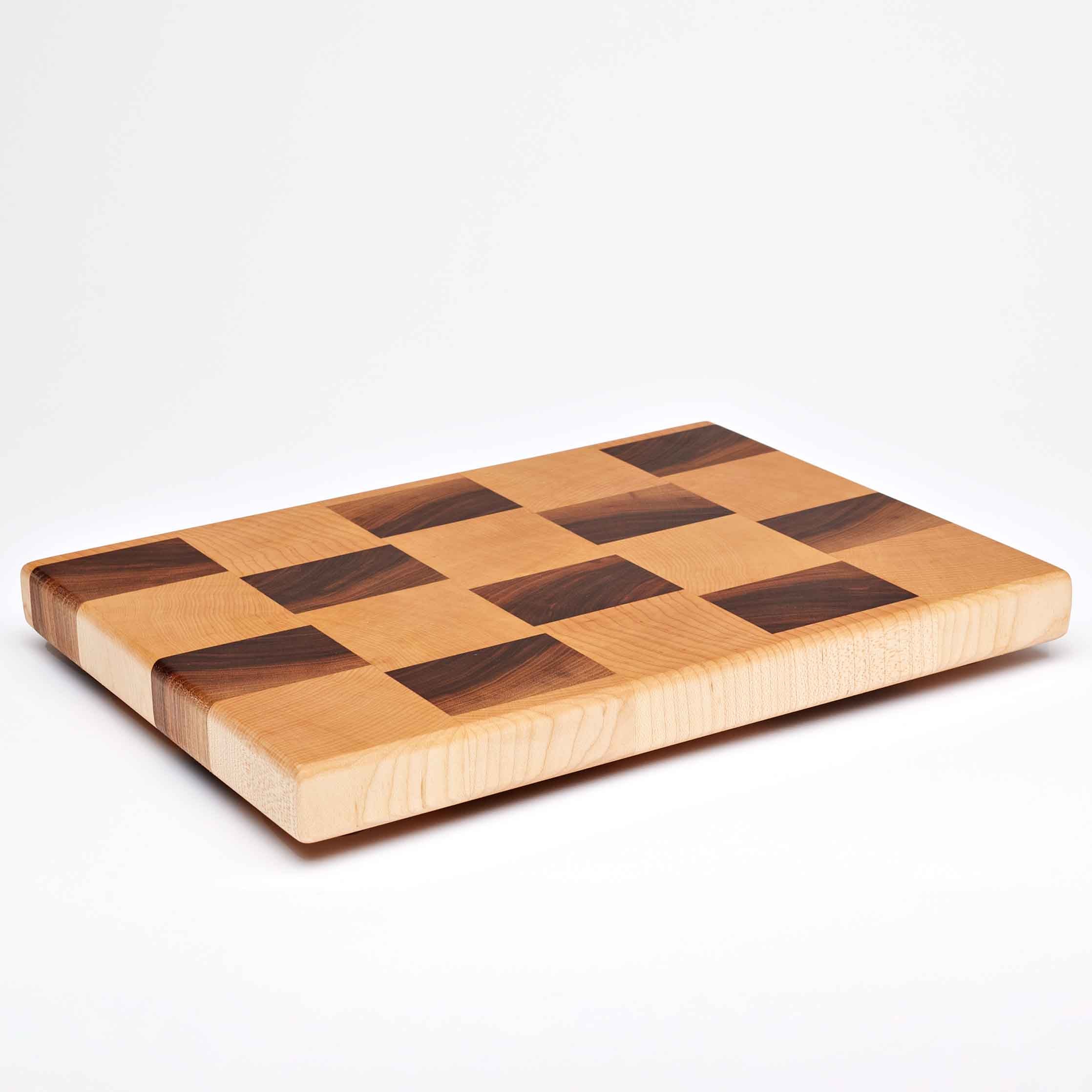 Maple & Walnut Wooden Cutting Board – Pino Grande Woodworking